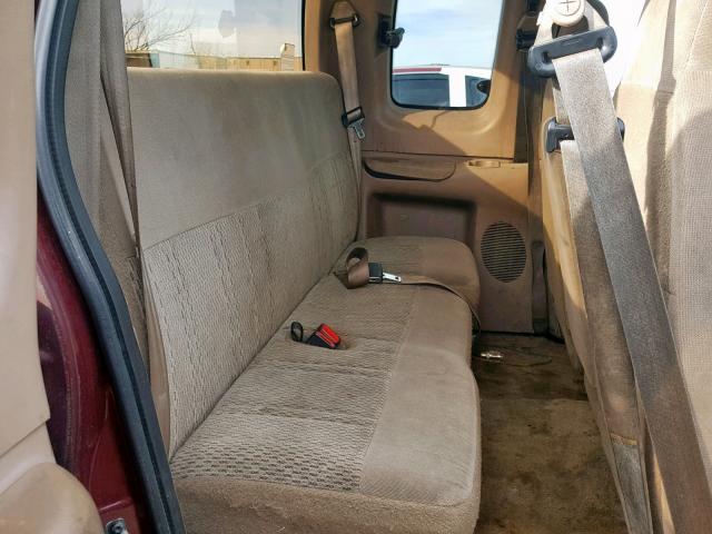 2FTDX1720VCA99817 - 1997 FORD F150 BURGUNDY photo 6