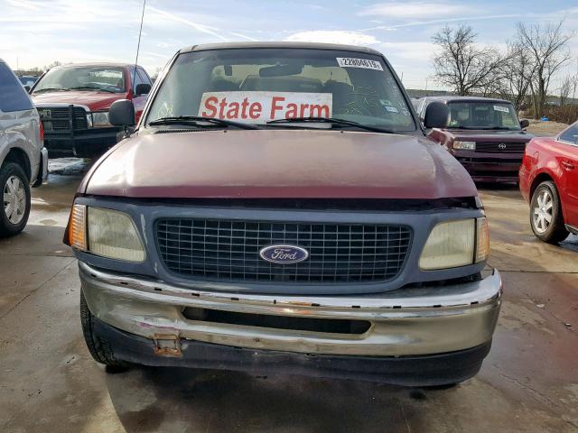 2FTDX1720VCA99817 - 1997 FORD F150 BURGUNDY photo 9