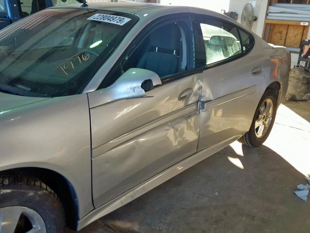 2G2WS542851141976 - 2005 PONTIAC GRAND PRIX SILVER photo 9