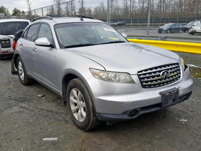 JNRAS08W34X213755 - 2004 INFINITI FX35 SILVER photo 1