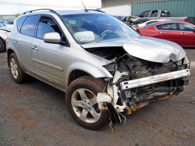 JN8AZ08T54W220590 - 2004 NISSAN MURANO SL SILVER photo 1