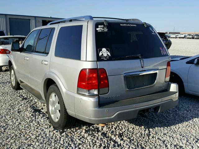 5LMEU78H53ZJ30247 - 2003 LINCOLN AVIATOR 银色 照片 3