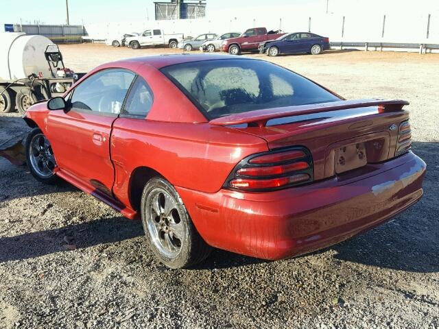 1FALP4041RF123132 - 1994 FORD MUSTANG RED photo 3