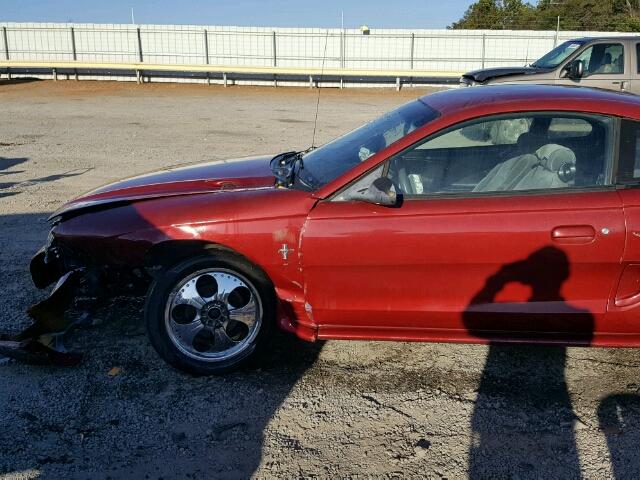 1FALP4041RF123132 - 1994 FORD MUSTANG RED photo 9