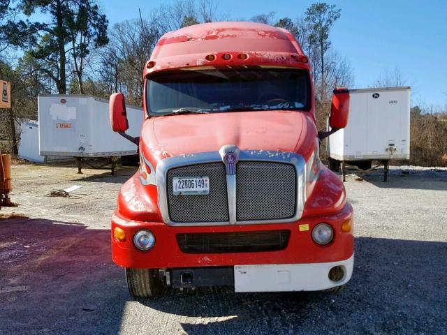 1XKTDB9X01J880730 - 2001 KENWORTH CONSTRUCTI RED photo 9