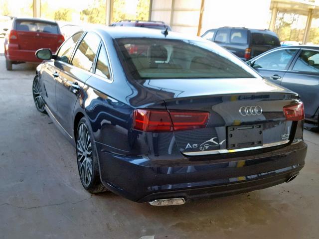 WAUH2AFC5HN025637 - 2017 AUDI A6 PRESTIG BLUE photo 3