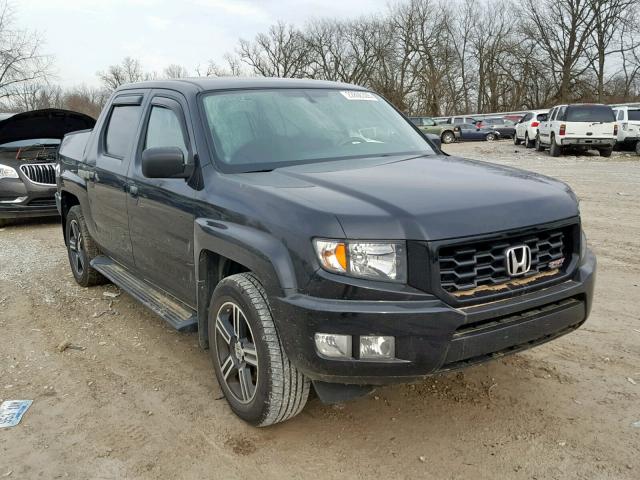 5FPYK1F74DB001271 - 2013 HONDA RIDGELINE BLACK photo 1