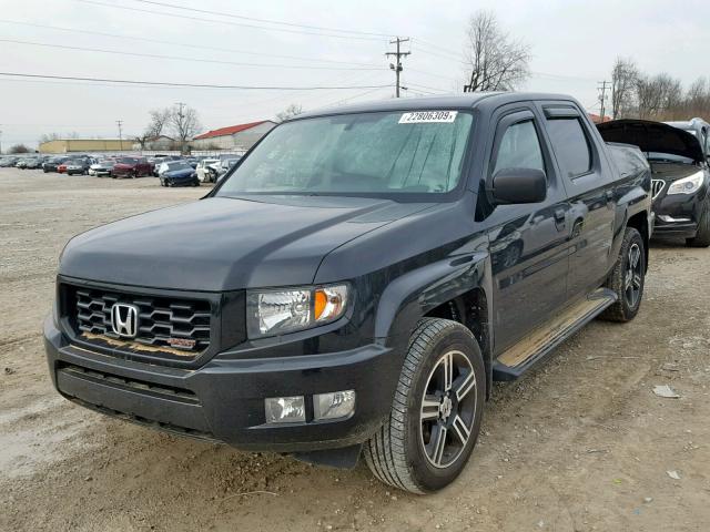 5FPYK1F74DB001271 - 2013 HONDA RIDGELINE BLACK photo 2