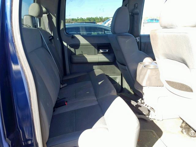1FTRW12W88FA51056 - 2008 FORD F150 SUPER BLUE photo 6