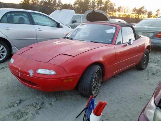 JM1NA3538R0506504 - 1994 MAZDA MX-5 MIATA RED photo 2