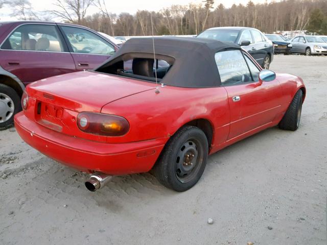 JM1NA3538R0506504 - 1994 MAZDA MX-5 MIATA RED photo 4