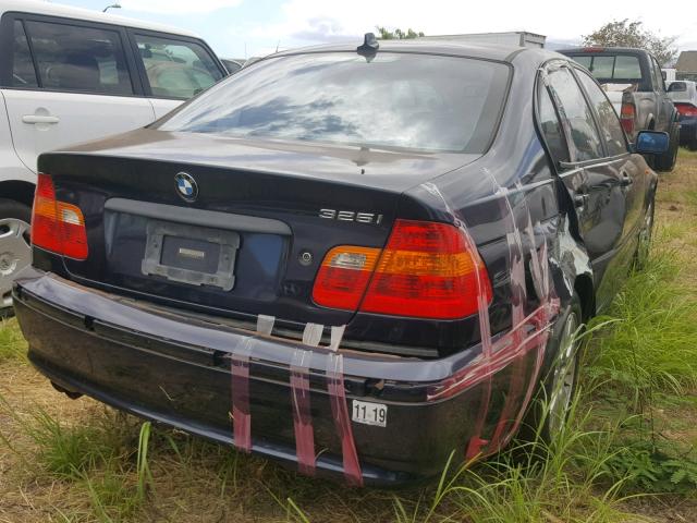 WBAET37464NJ80758 - 2004 BMW 325 I BLUE photo 4