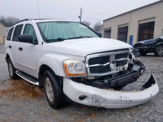 1D8HD58N15F584662 - 2005 DODGE DURANGO LI WHITE photo 1