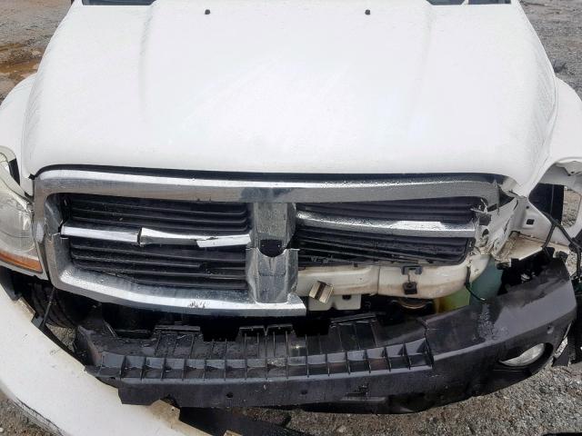 1D8HD58N15F584662 - 2005 DODGE DURANGO LI WHITE photo 7