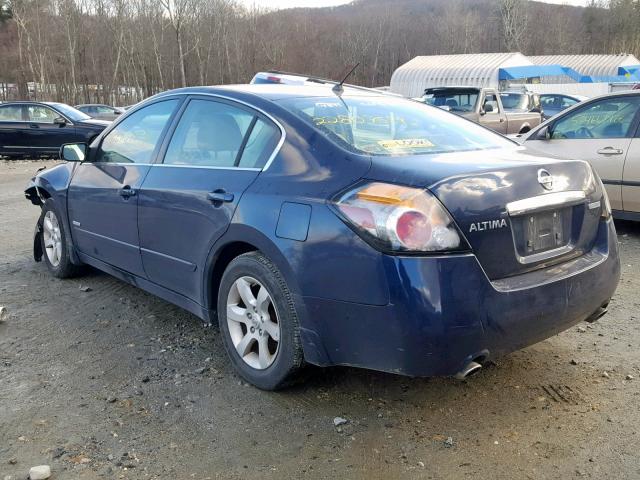 1N4CL21E87C203758 - 2007 NISSAN ALTIMA HYB BLUE photo 3