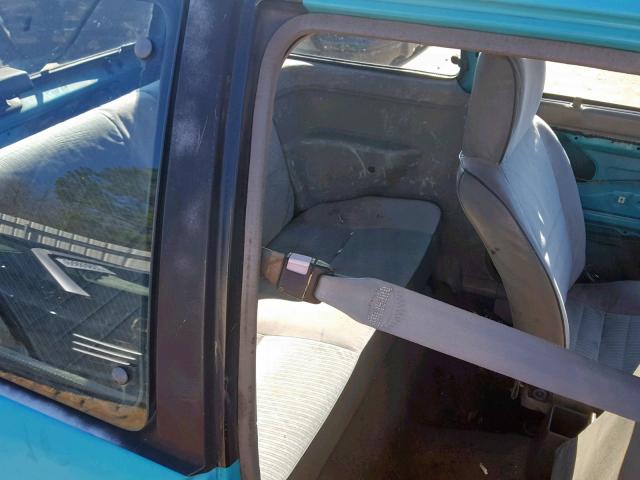 KNJPT06H4N6113275 - 1992 FORD FESTIVA GL BLUE photo 6