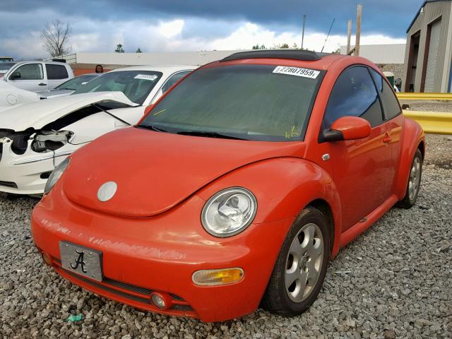 3VWCK21CX3M415952 - 2003 VOLKSWAGEN NEW BEETLE 橙色 照片 2