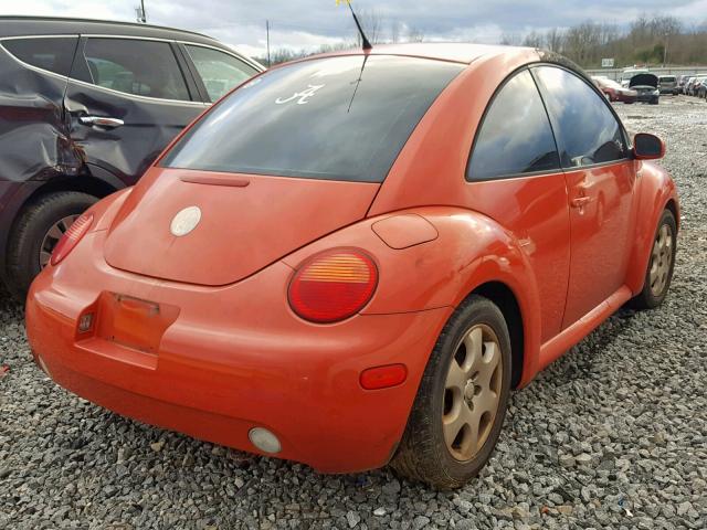 3VWCK21CX3M415952 - 2003 VOLKSWAGEN NEW BEETLE 橙色 照片 4