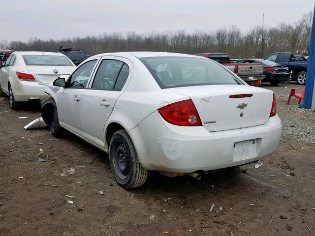 1G1AB5F55A7112101 - 2010 CHEVROLET COBALT LS WHITE photo 3