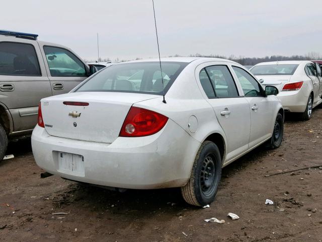 1G1AB5F55A7112101 - 2010 CHEVROLET COBALT LS WHITE photo 4