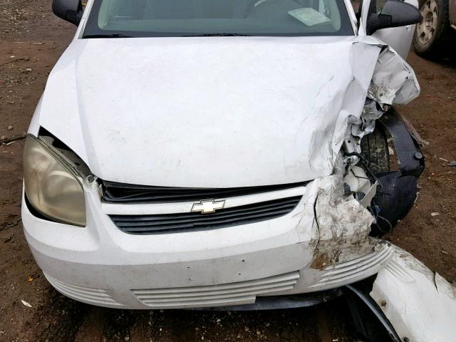 1G1AB5F55A7112101 - 2010 CHEVROLET COBALT LS WHITE photo 7