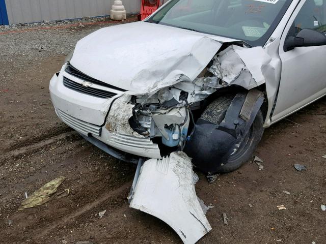 1G1AB5F55A7112101 - 2010 CHEVROLET COBALT LS WHITE photo 9