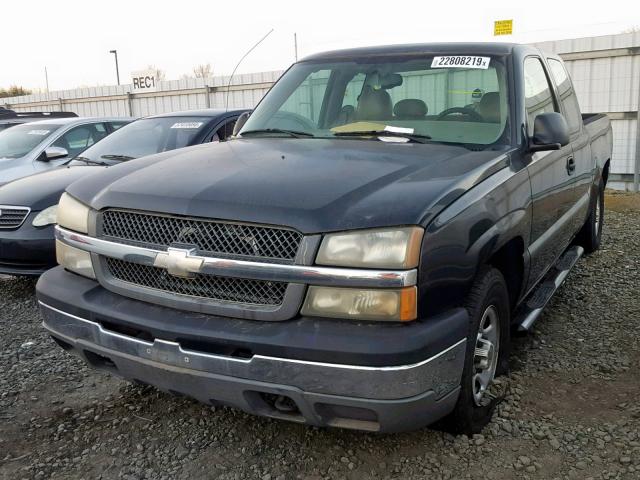 1GCEC19X94Z161144 - 2004 CHEVROLET SILVERADO BLACK photo 2