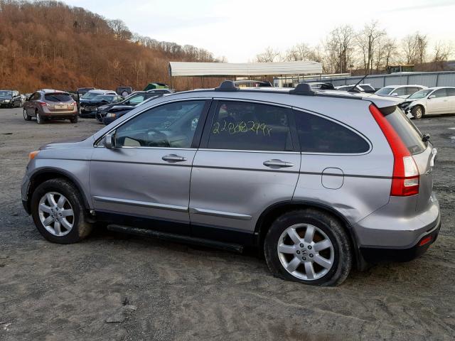 JHLRE48717C053870 - 2007 HONDA CR-V EXL SILVER photo 9