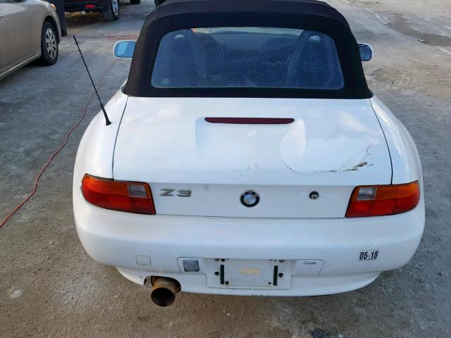 4USCH7328WLE06656 - 1998 BMW Z3 1.9 WHITE photo 6