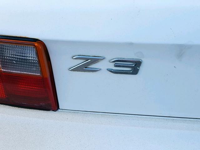 4USCH7328WLE06656 - 1998 BMW Z3 1.9 WHITE photo 9