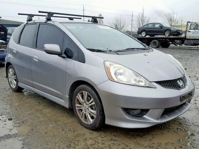 JHMGE88629S006485 - 2009 HONDA FIT SPORT SILVER photo 1