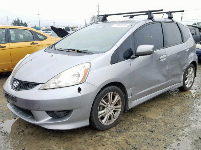 JHMGE88629S006485 - 2009 HONDA FIT SPORT SILVER photo 2