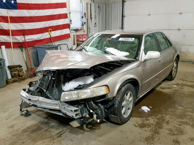 1G6KS54Y84U107802 - 2004 CADILLAC SEVILLE SL GOLD photo 2