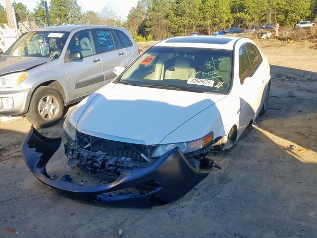 19UUA66258A046926 - 2008 ACURA TL WHITE photo 2
