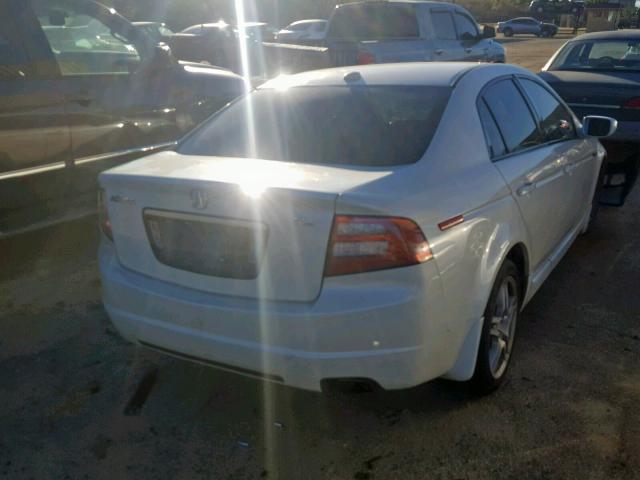 19UUA66258A046926 - 2008 ACURA TL WHITE photo 4