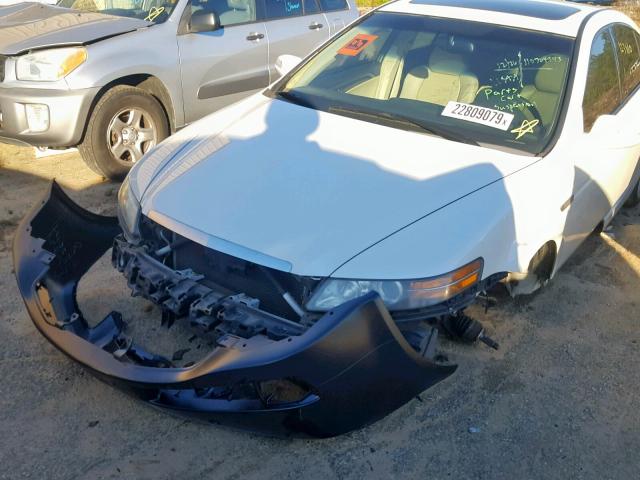 19UUA66258A046926 - 2008 ACURA TL WHITE photo 9