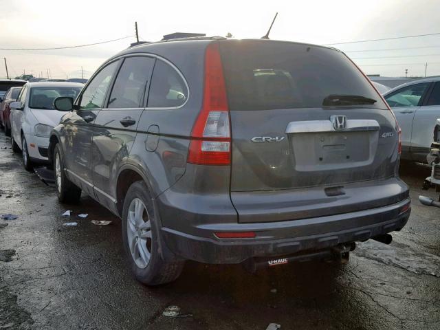 5J6RE4H58AL095580 - 2010 HONDA CR-V EX 灰色 照片 3