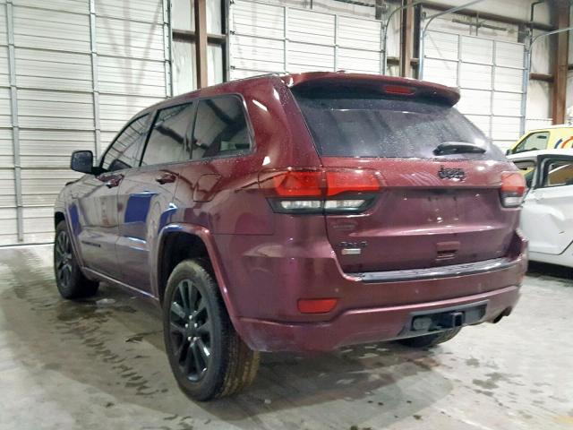 1C4RJFAG3HC814950 - 2017 JEEP GRAND CHER 栗色 照片 3