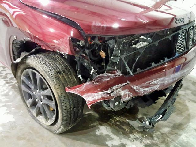 1C4RJFAG3HC814950 - 2017 JEEP GRAND CHER 栗色 照片 9