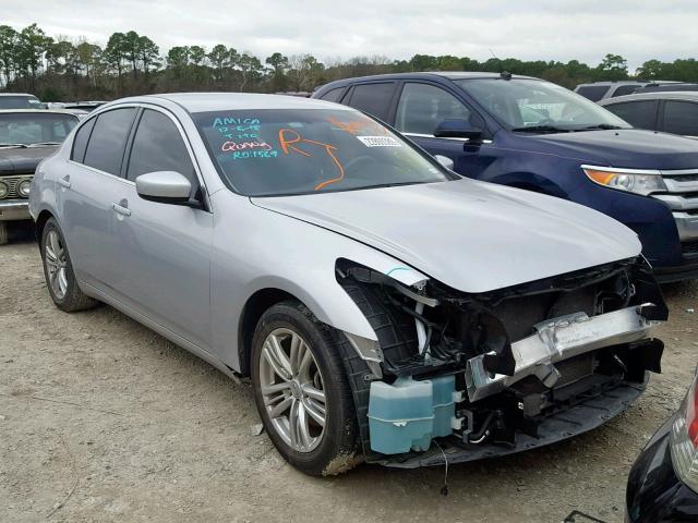 JN1CV6AP9DM306242 - 2013 INFINITI G37 BASE SILVER photo 1