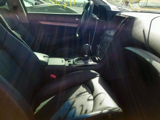 JN1CV6AP9DM306242 - 2013 INFINITI G37 BASE SILVER photo 5