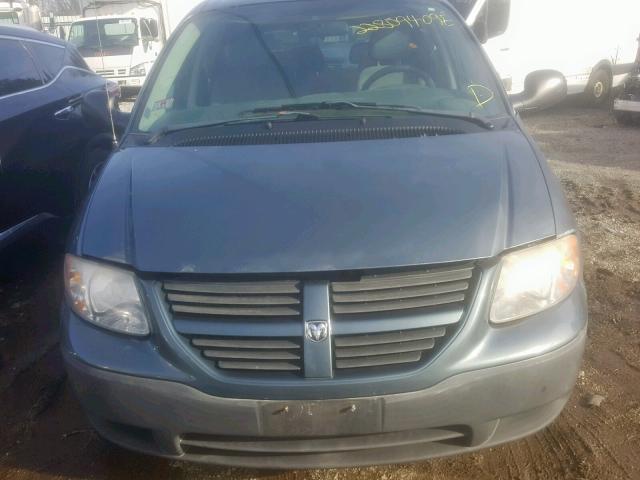 1D4GP25R36B713231 - 2006 DODGE CARAVAN SE GRAY photo 9