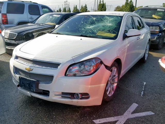 1G1ZE5E77BF151874 - 2011 CHEVROLET MALIBU LTZ თეთრი ფოტო 2