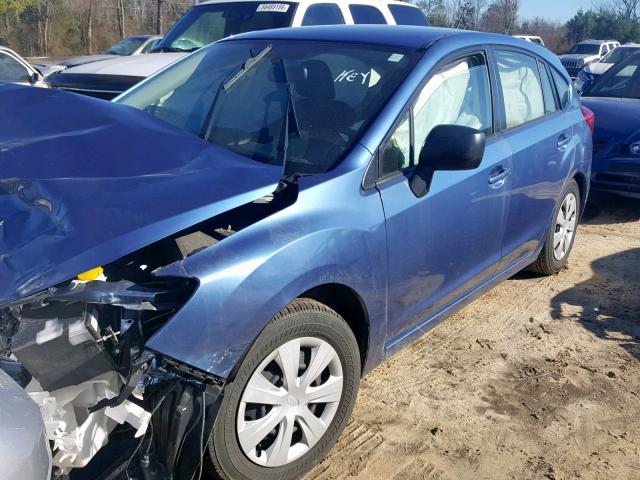 JF1GPAA6XE8246040 - 2014 SUBARU IMPREZA BA BLUE photo 2