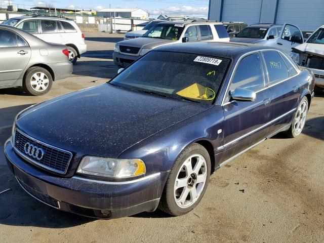 WAUGU44D52N000957 - 2002 AUDI S8 QUATTRO BLACK photo 2