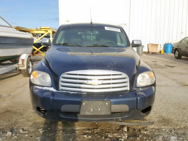 3GNDA23D48S519296 - 2008 CHEVROLET HHR LT BLUE photo 9