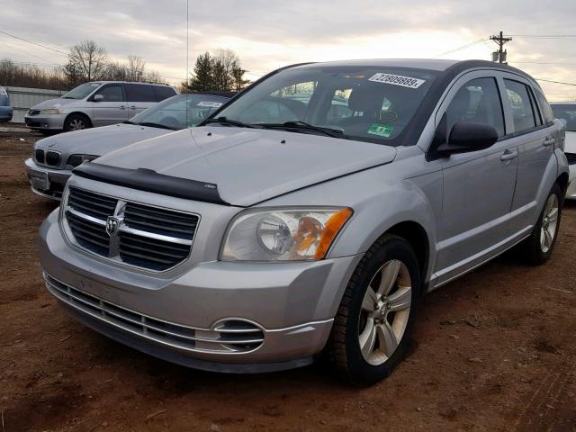 1B3CB4HA2AD552767 - 2010 DODGE CALIBER SX SILVER photo 2