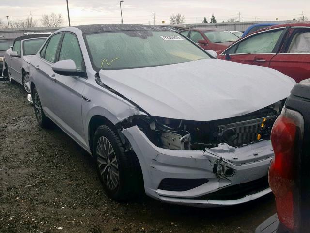 3VWE57BU9KM076846 - 2019 VOLKSWAGEN JETTA SEL SILVER photo 1