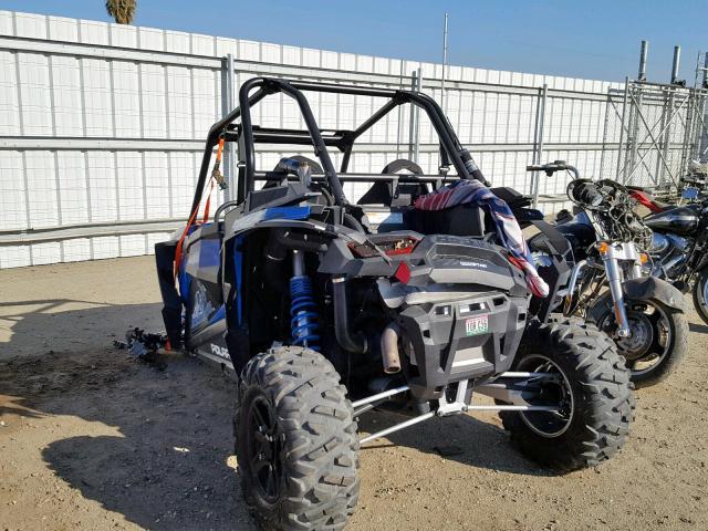 3NSVDE995FF373102 - 2015 POLARIS RZR XP 100 BLUE photo 3