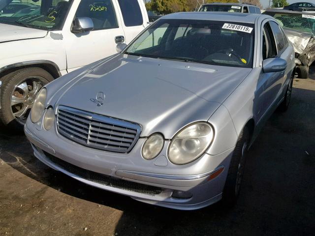 WDBUF56J76A976632 - 2006 MERCEDES-BENZ E 350 SILVER photo 2